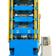 多層式煞車片成型機｜正面 / Multi-Layer Brake Pad Molding Machine — Front View / 多层式刹车片成型机｜正面